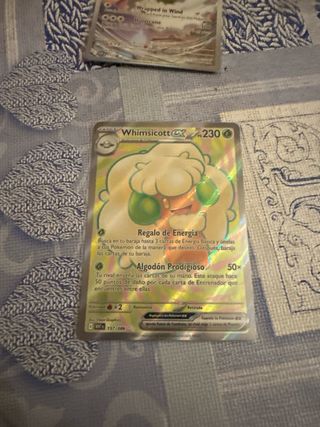 Whimsicott EX Carta Pokémon