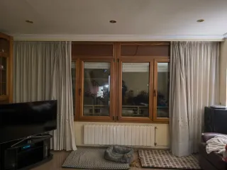 Cortine scorrevoli bianche con design