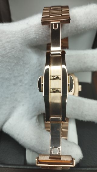 Reloj Seiko Mod Nautilus Marrón Chocolate Oro Rosa