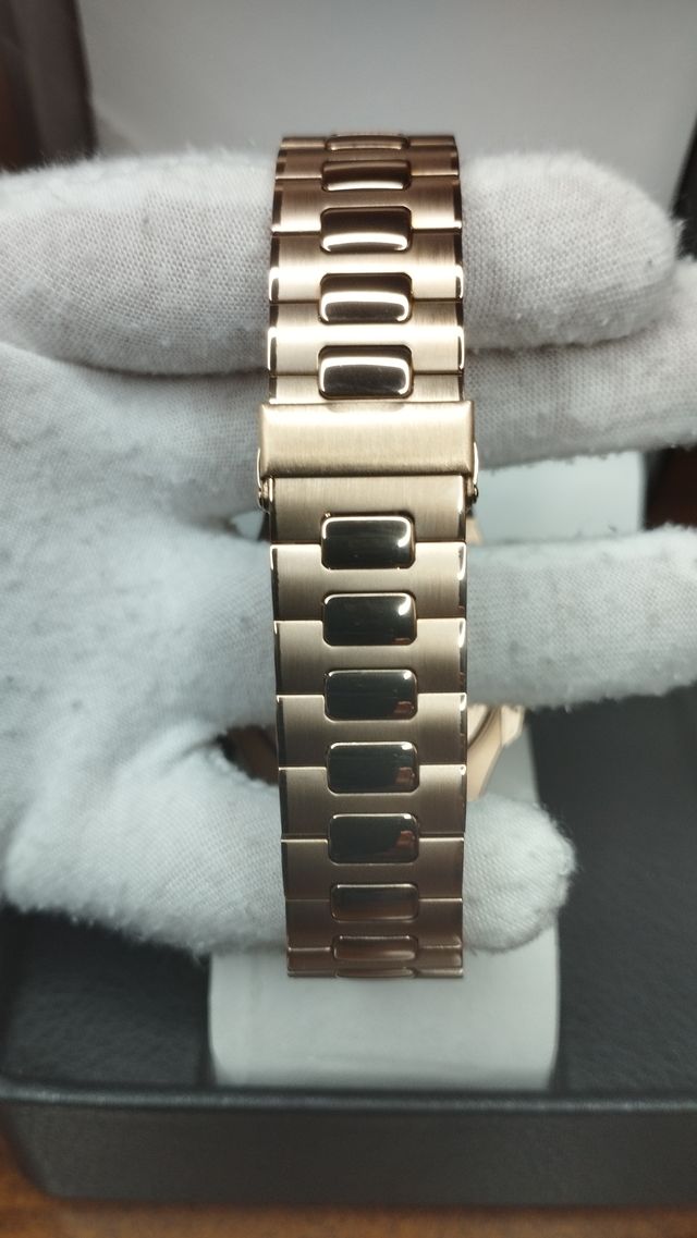 Reloj Seiko Mod Nautilus Marrón Chocolate Oro Rosa