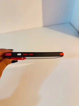 Cover iPhone 14 Pro - Nero/Rosso