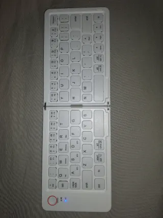 Teclado Plegable Blanco