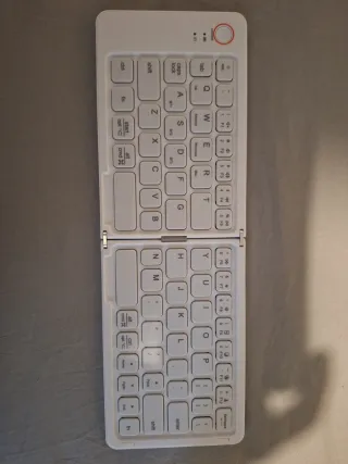 Teclado Plegable Blanco