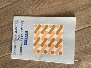 Brother KR-230 Máquina de Tejer Ribber 9mm