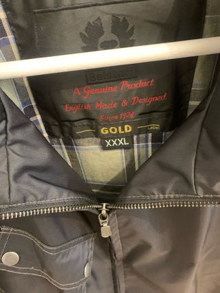 Cazadora Belstaff Negra Talla XXXL