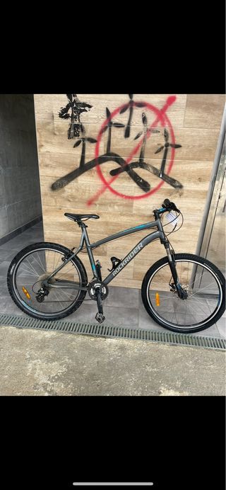Bicicleta Rockrider Gris