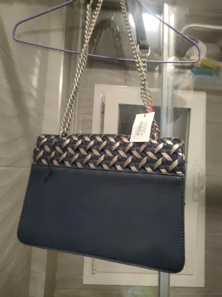 Bolso de mano tejido mujer