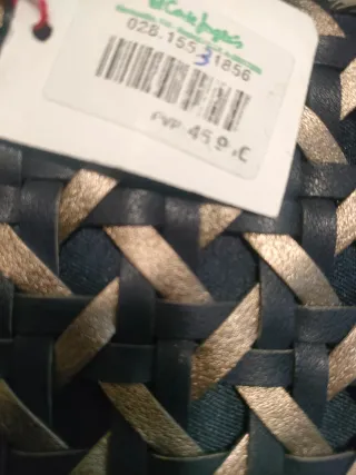 Bolso de mano tejido mujer