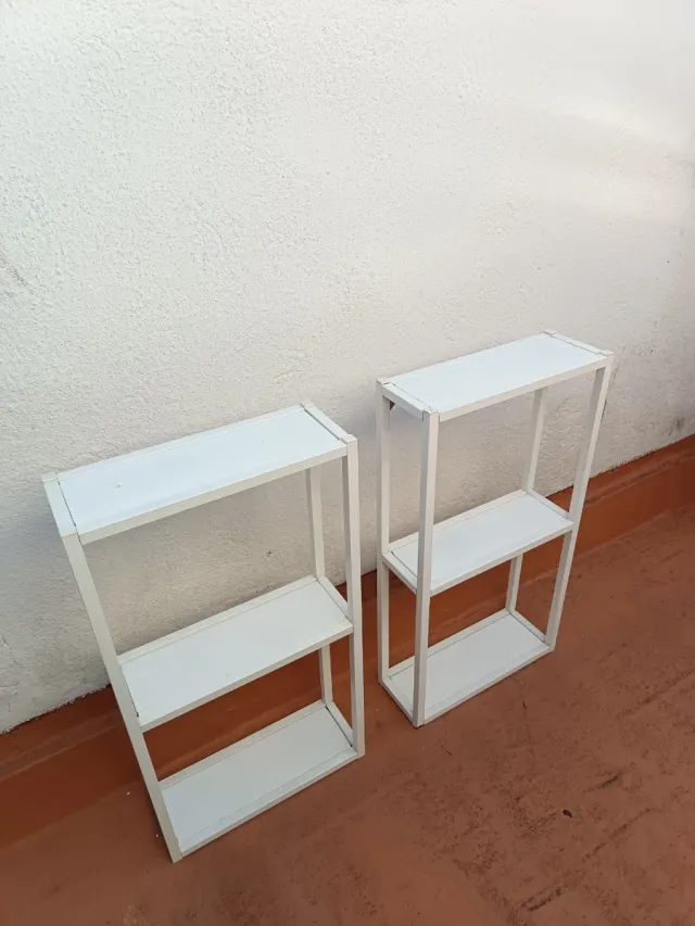 2 Estanterías Enhet Ikea Blanca.