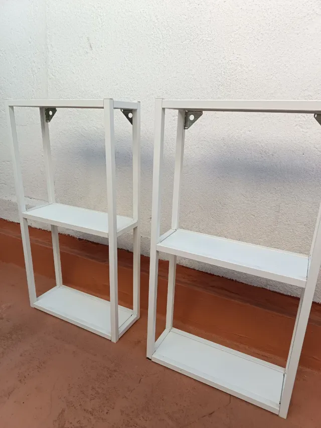 2 Estanterías Enhet Ikea Blanca.