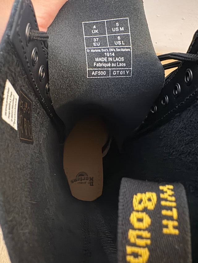 Botas Dr. Martens Talla 37 Negras