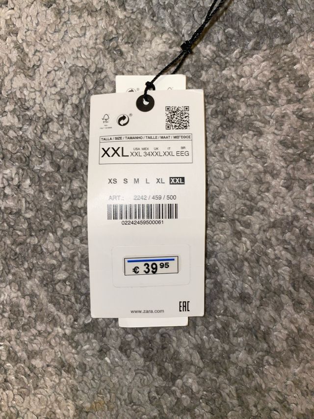 Pantalón Zara verde ancho