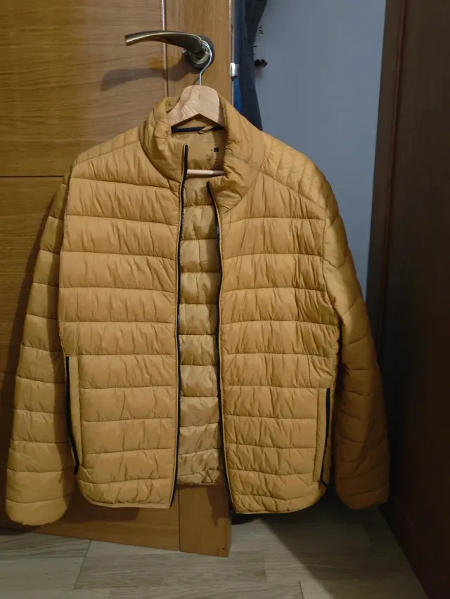 Chaqueta Lefties Talla L Marrón/Amarilla