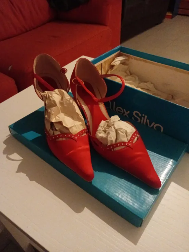 Zapatos Alex Silva Rojos