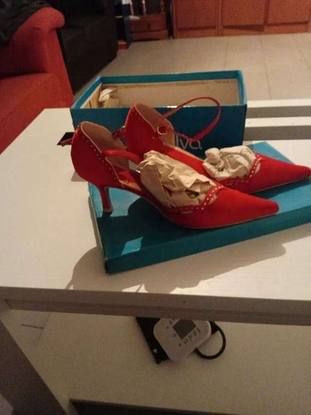 Zapatos Alex Silva Rojos