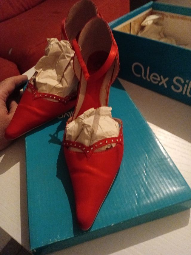 Zapatos Alex Silva Rojos