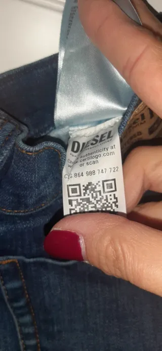 Pantalón vaquero Diesel hombre azul