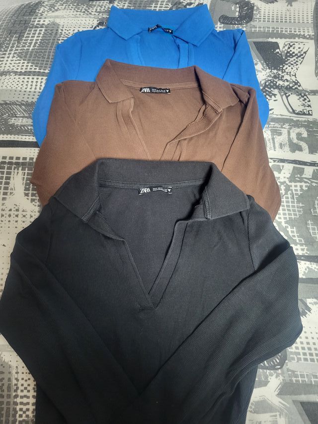 Pack 3 Camisetas Zara Talla S