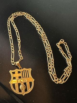 Cadena y Colgante Oro 18k FCB