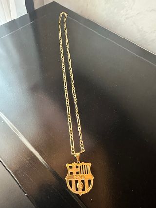 Cadena y Colgante Oro 18k FCB