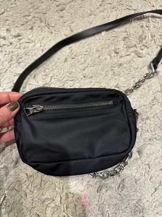 Pack 2 Bolsos Bimba y Lola Negro y Camel. De piel.