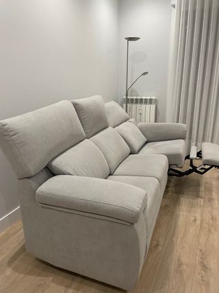 Sofá 3 plazas + sillón levantapersonas/reclinable