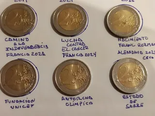 Monedas conmemorativas 2€