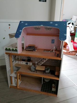 Armadio cameretta bambina rosa e rosso