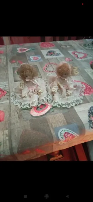 Coppia bambole porcellana Capodimonte