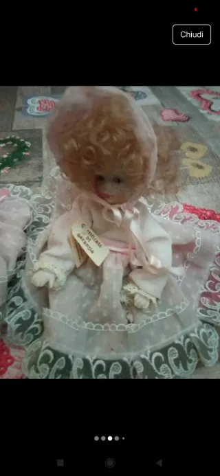 Coppia bambole porcellana Capodimonte