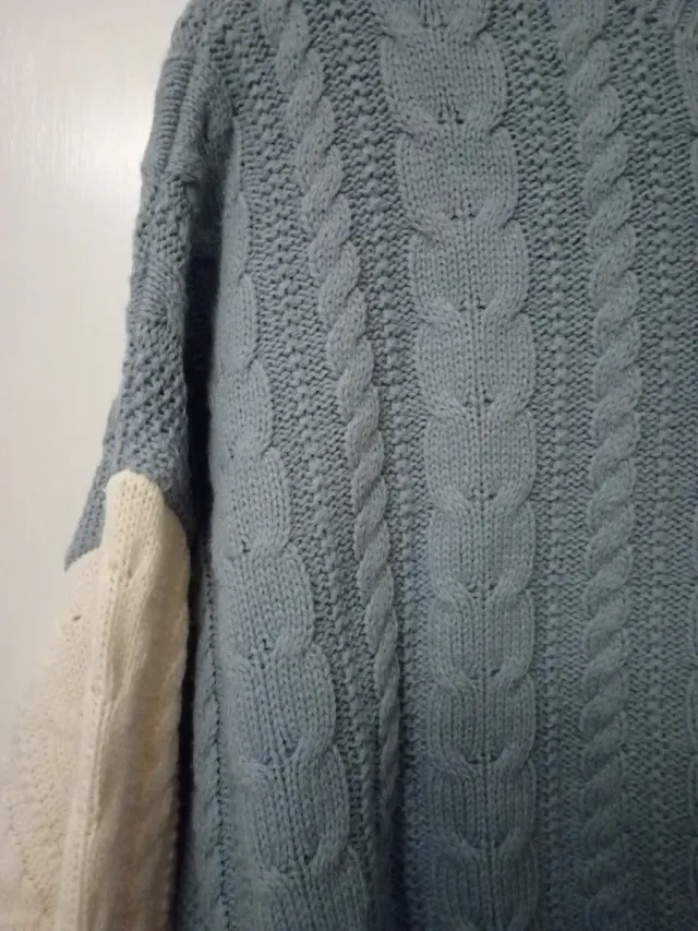 Jersey T M azul y beige