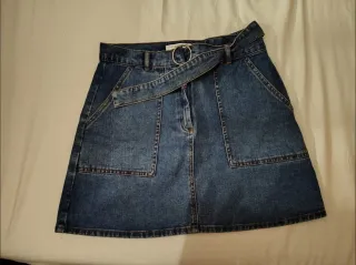 Minigonna Jeans Terranova Blu