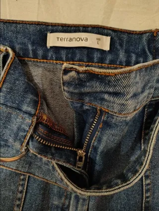 Minigonna Jeans Terranova Blu