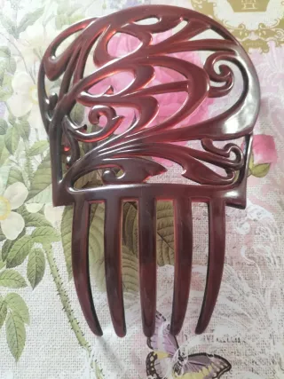 Peineta de carey vintage