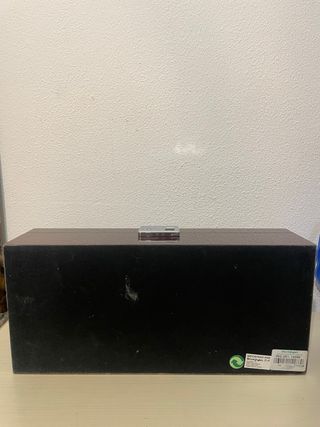 Joyero madera y terciopelo para relojes.