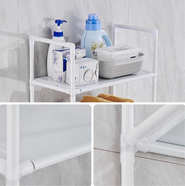 Estantería organizador baño sobre inodoro