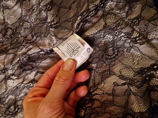 Eco pelliccia blu scsuro taglia 42 italia/M