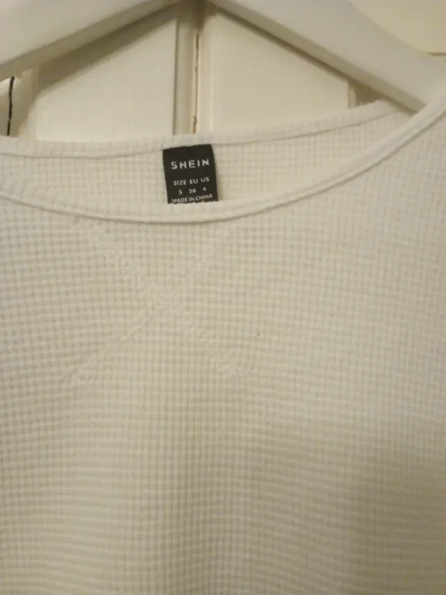 Jersey SHEIN blanco talla S