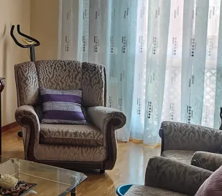 Conjunto de sofá y sillones antiguos vintage