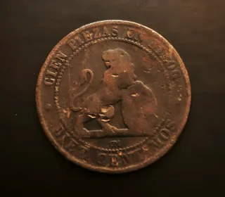Moneda 10 Céntimos Gobierno Provisional