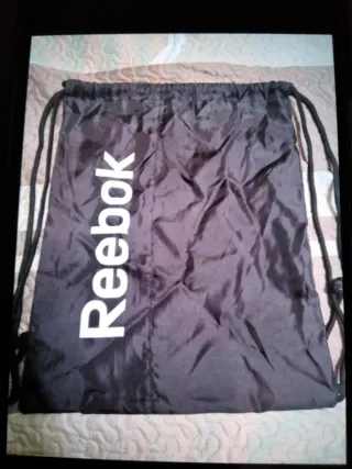 Mochila saco Reebok negra