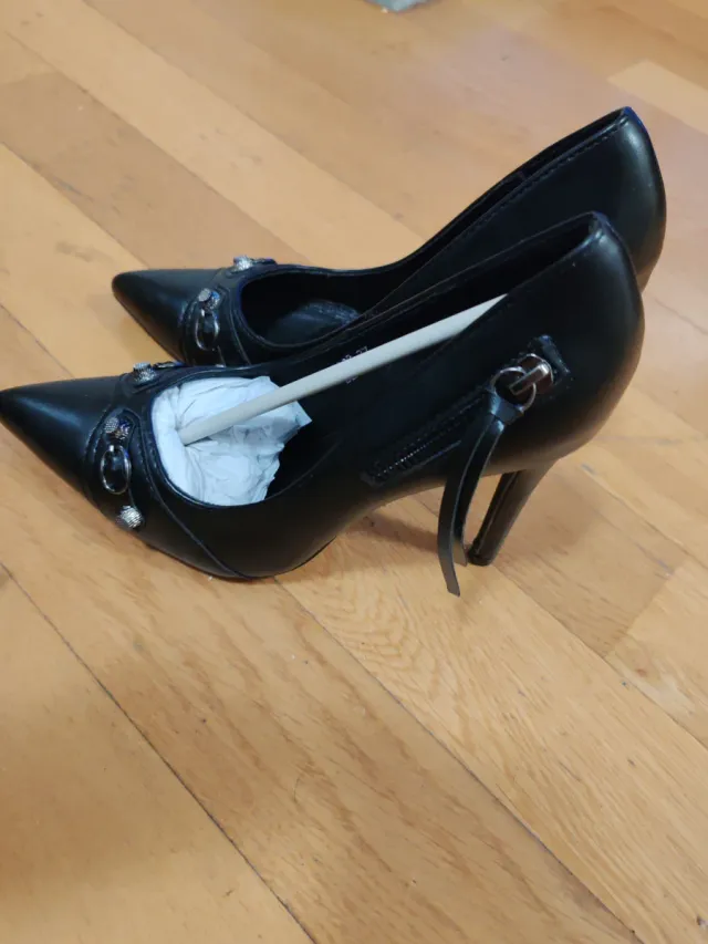 Scarpe tacco donna nere n. 37