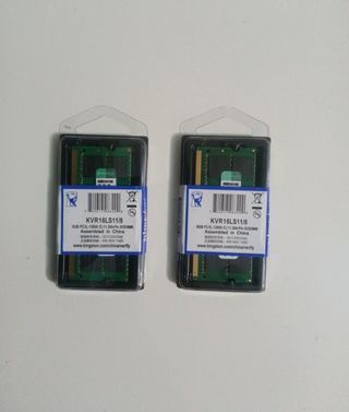 DDR3L 1600 MHz. PC3 12800. Memoria RAM