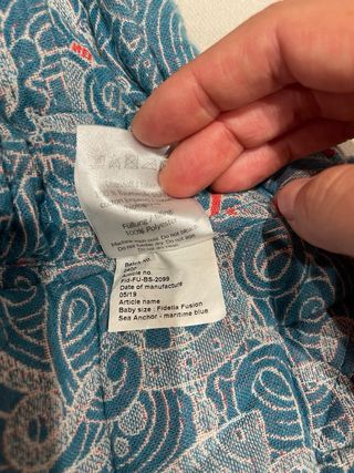 Mochila porteo Fidella acolchado cintura