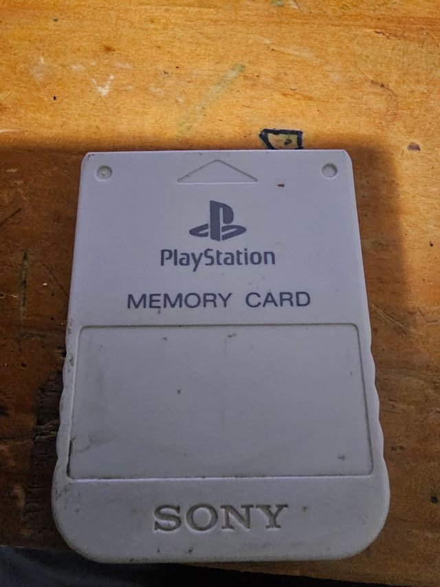 Tarjeta Memoria PS1 Original Sony