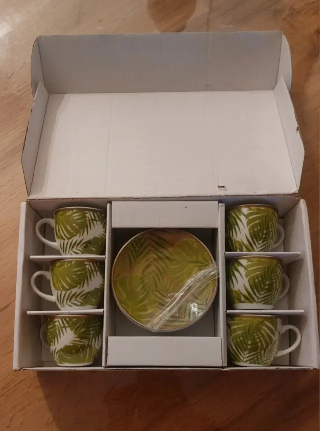 Set 6 Tazze Caffè con Piattino Excelsa