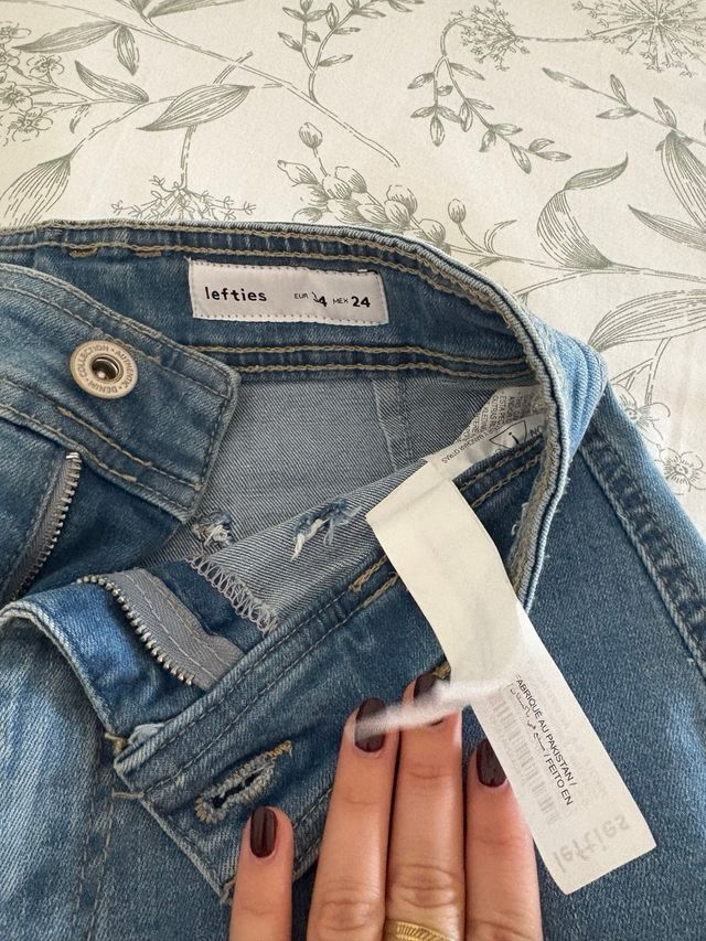 Vaqueros campana denim