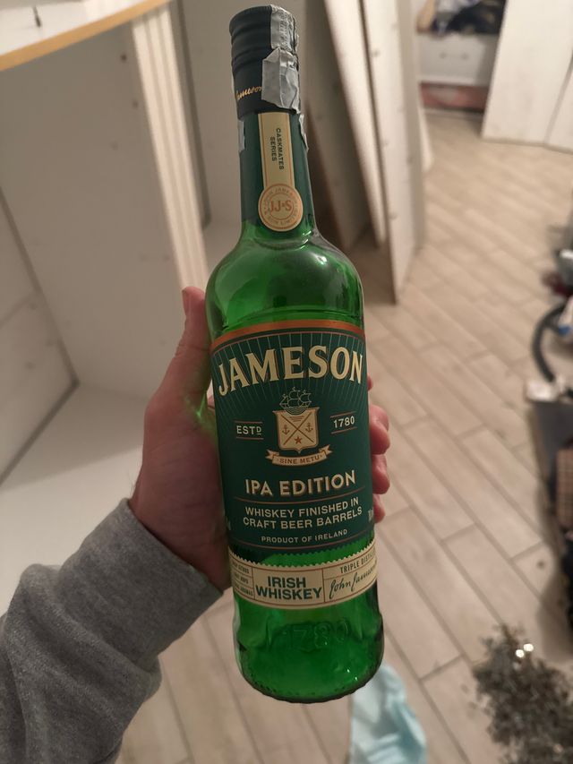 Bottiglia Jameson IPA Edition vuota da collezione