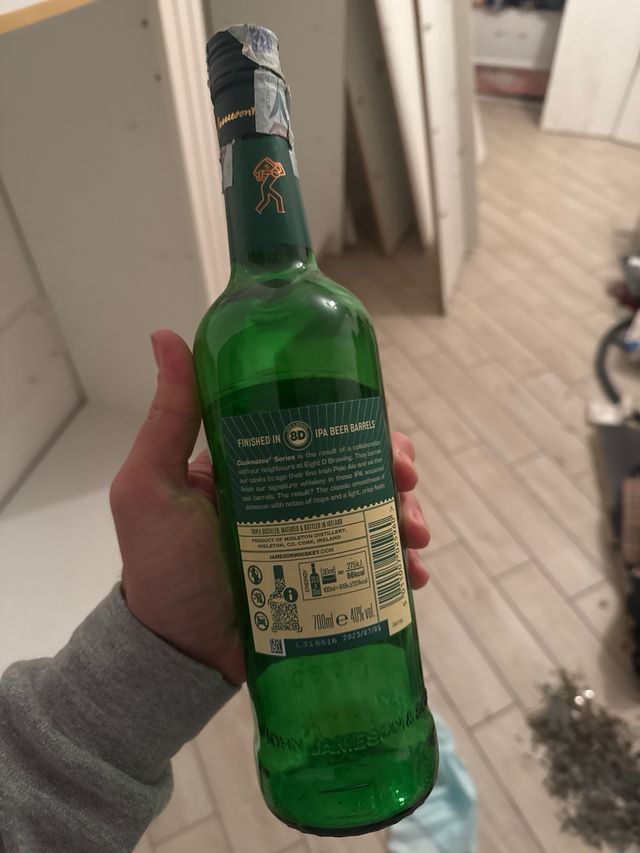 Bottiglia Jameson IPA Edition vuota da collezione