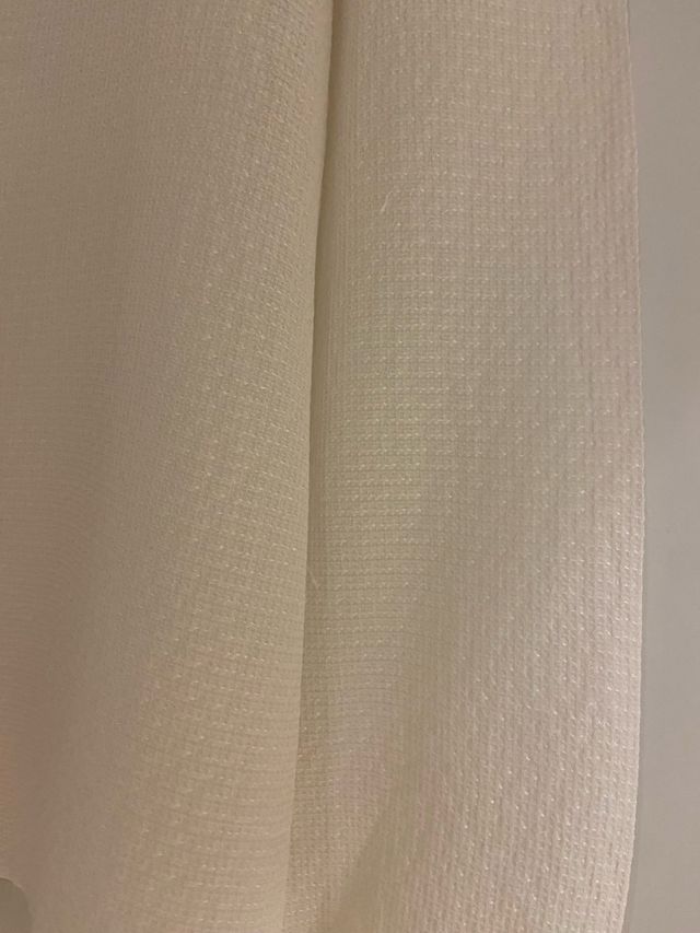 Blusa Maje Seda Natural blanco roto  Talla S